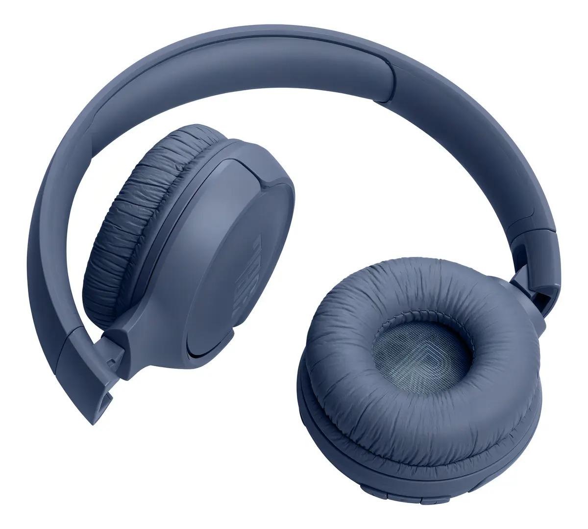 Auriculares Inalámbricos JBL Tune 520BT Over-Ear Azules con Bluetooth