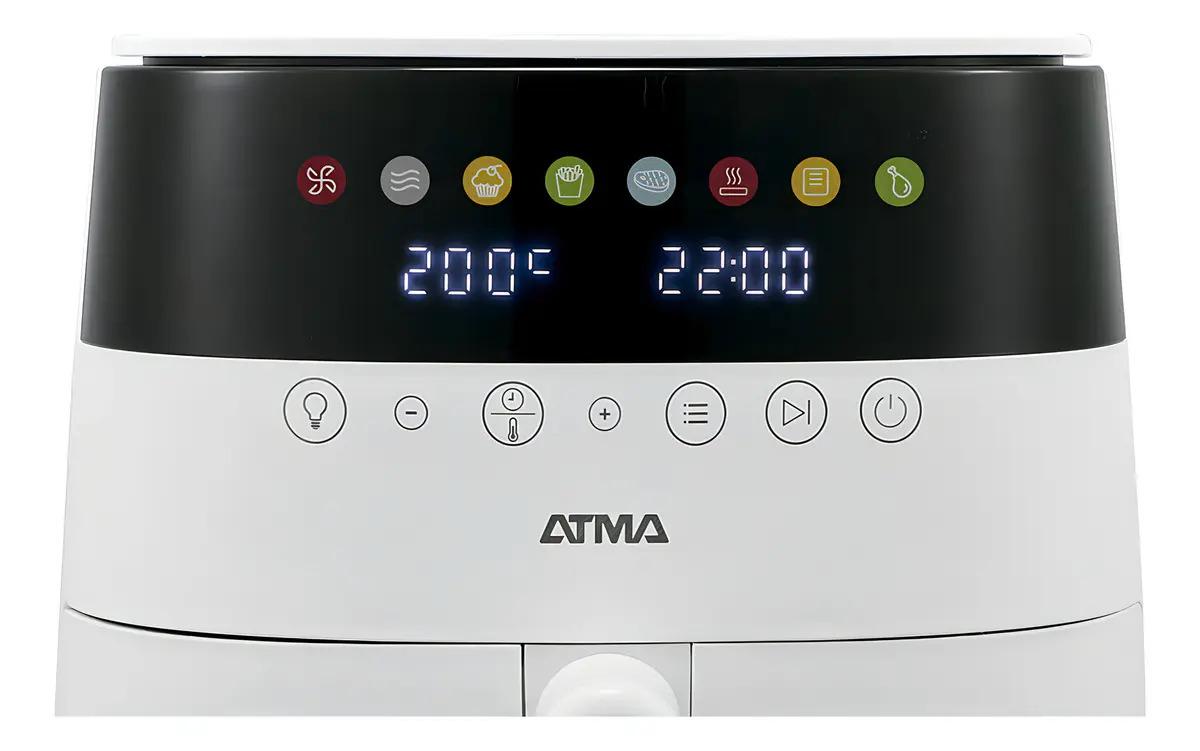 Freidora De Aire Atma Fr248AWP 1750w 8 Litros Y Control Táctil Blanco
