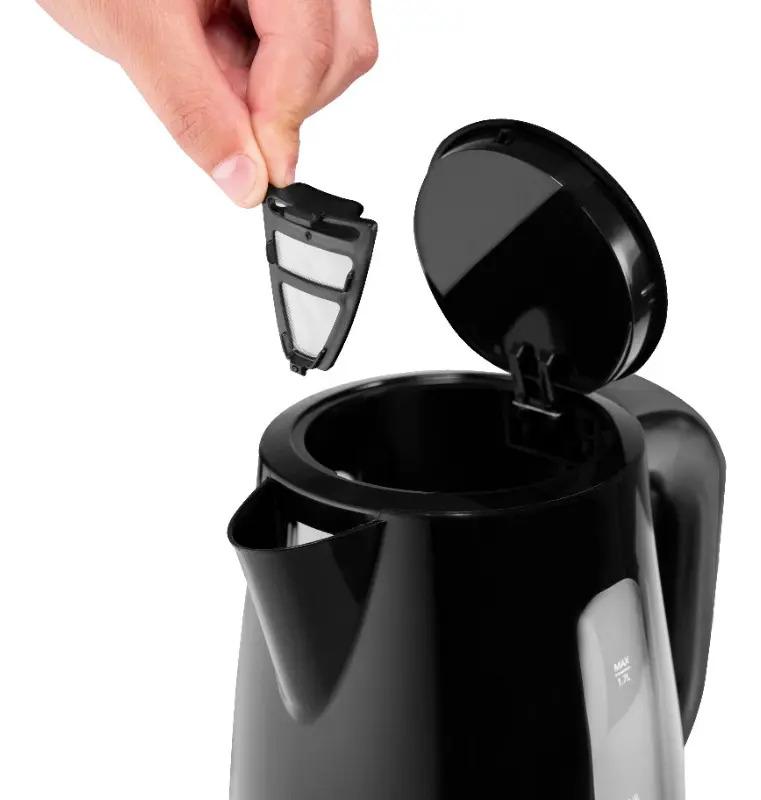 Pava Eléctrica Atma Pe1821nap 1.7lts Selector De Temperatura Negro