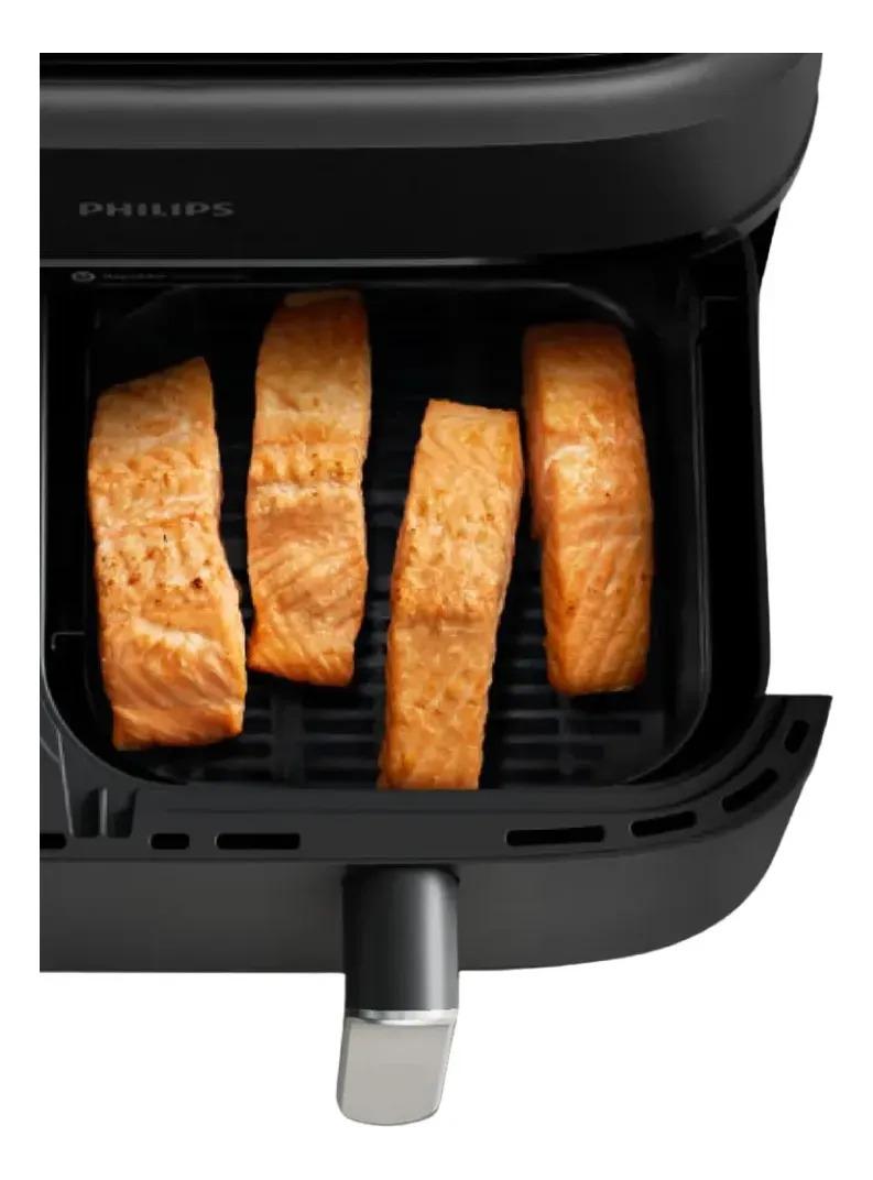 Freidora De Aire Philips Canasta Doble 9 Litros Phna35100 Negro