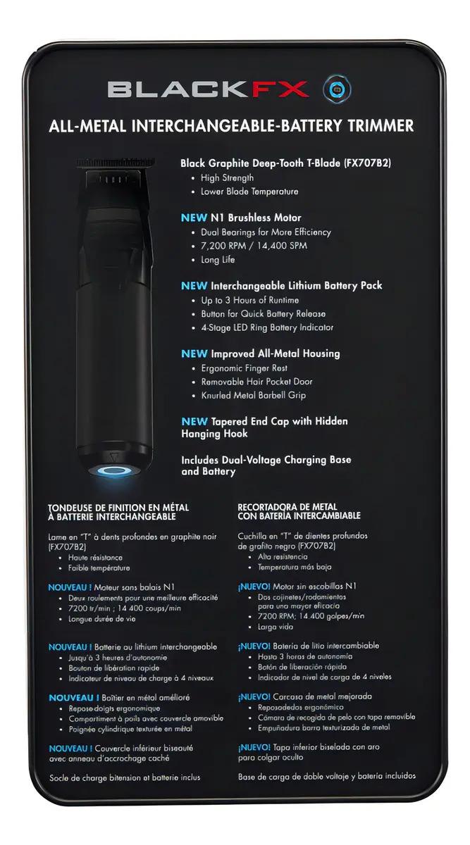Cortadora de pelo BaByliss FX One Fx799MB negra