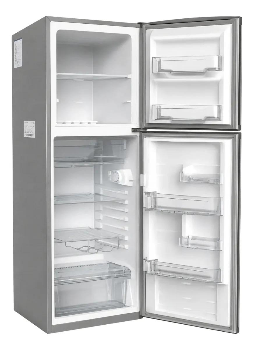Heladera Con Freezer Bambi 2f1800 Color Plateado