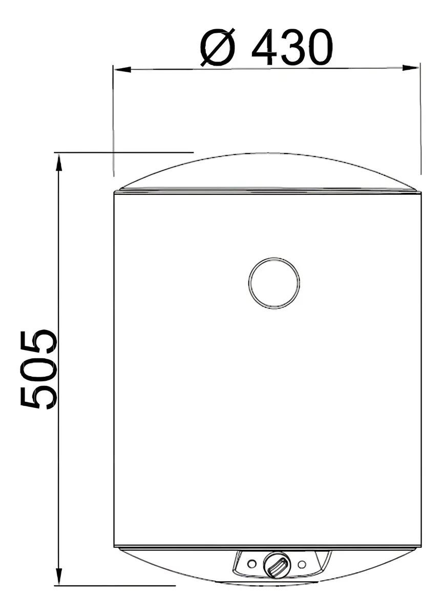 Termotanque Eléctrico Longvie Te40D Blanco