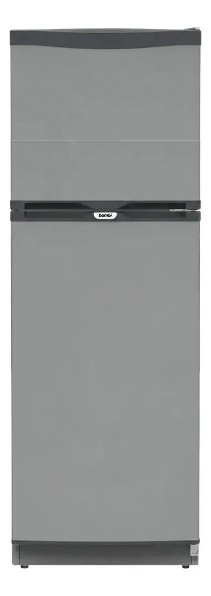 Heladera Con Freezer Bambi 2f1800 Color Plateado