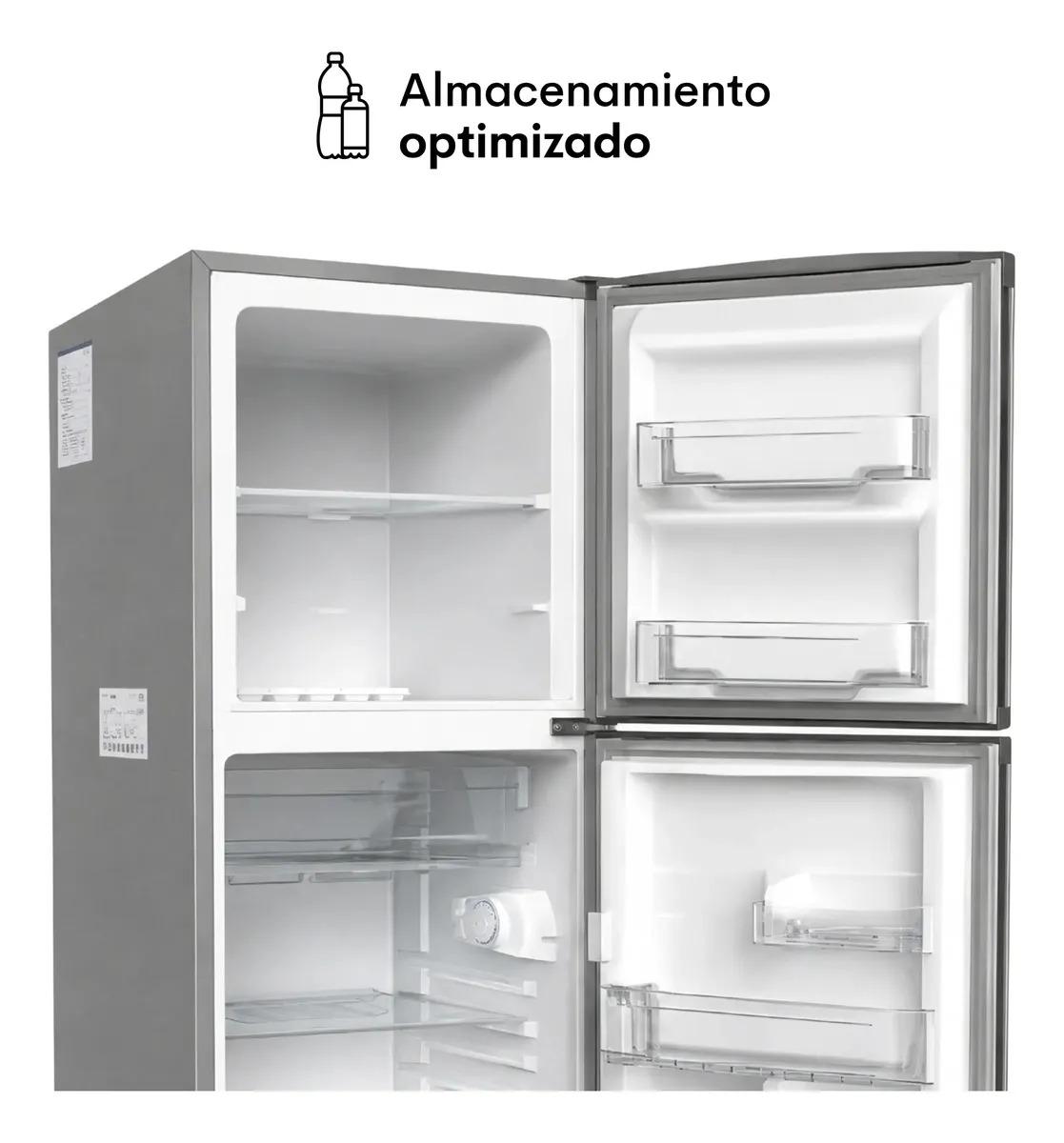 Heladera Con Freezer Bambi 2f1800 Color Plateado