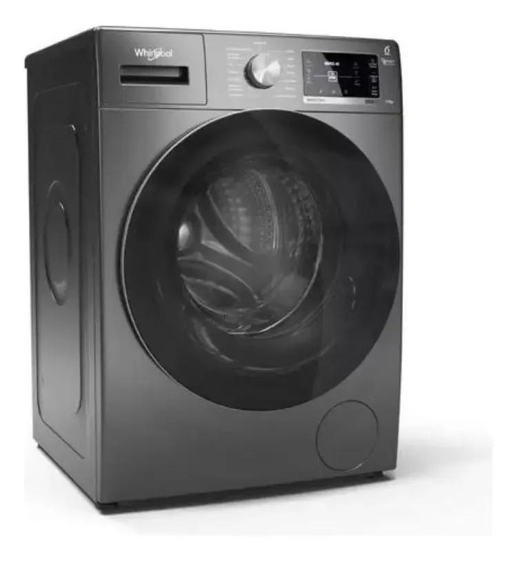 Lavarropas Whirlpool Inverter 9.5kg Frontal Titanio Gris