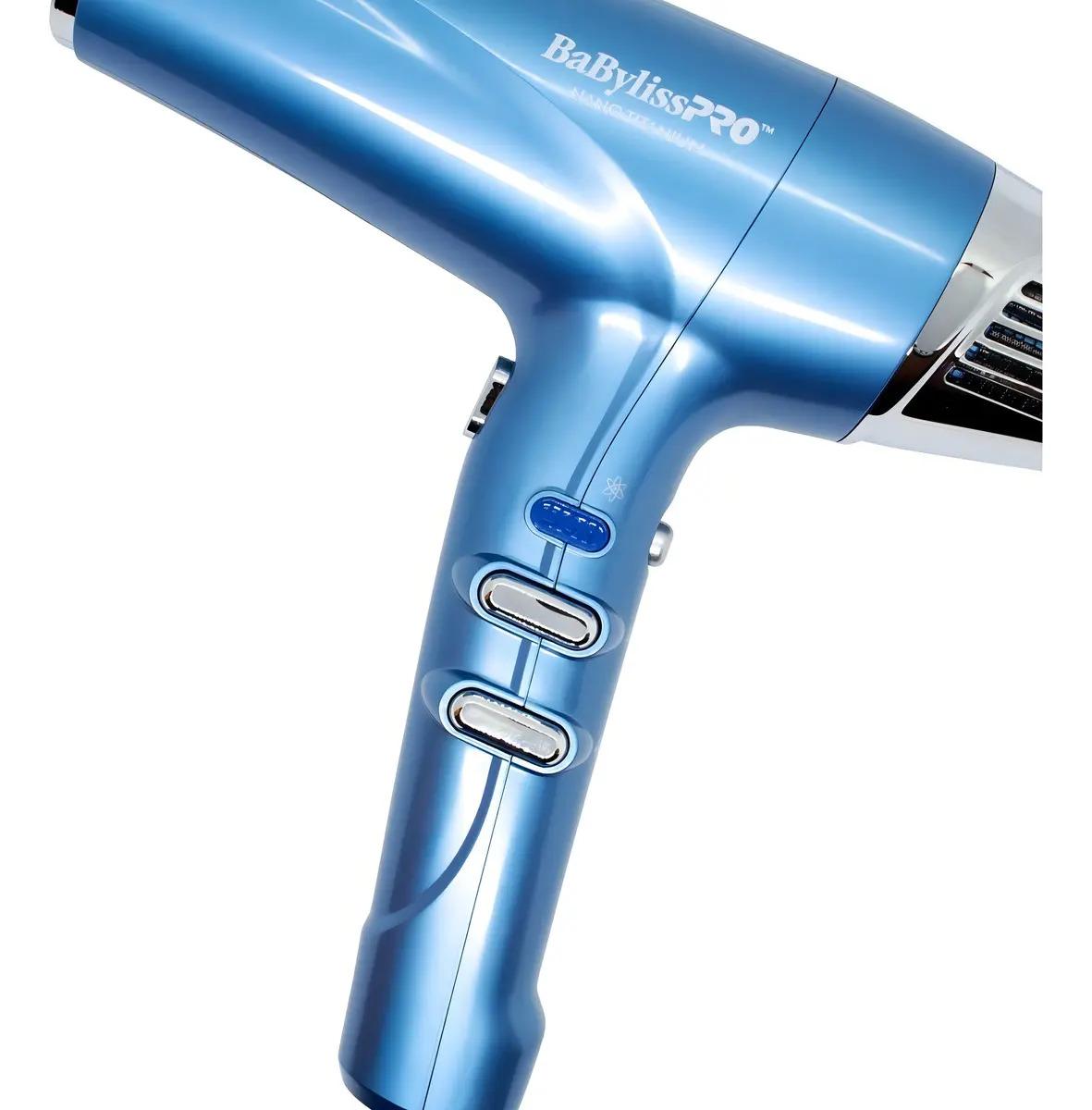 Secador De Pelo Babyliss Iónico Digital Dual Ionic Profesi Color Celeste