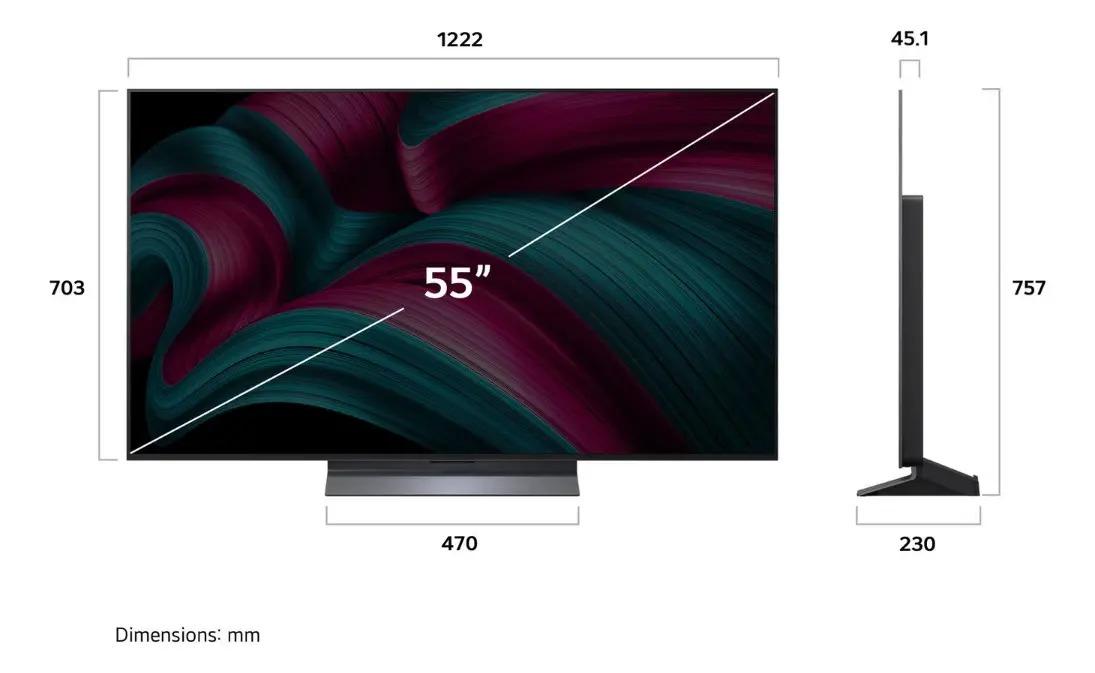 Smart Tv LG 55 LG Oled Evo Ai C5 4k 2025 Oled55c5psa