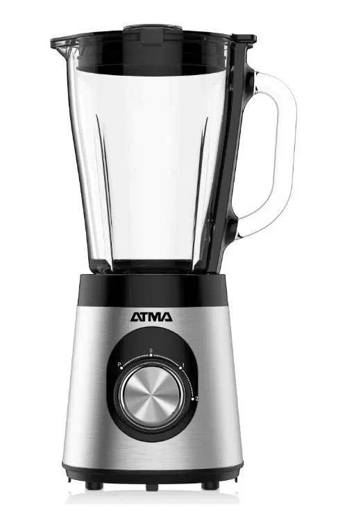 Licuadora De Vaso Atma Pro Li8450ap 500w Jarra Vidrio Inox Plateado