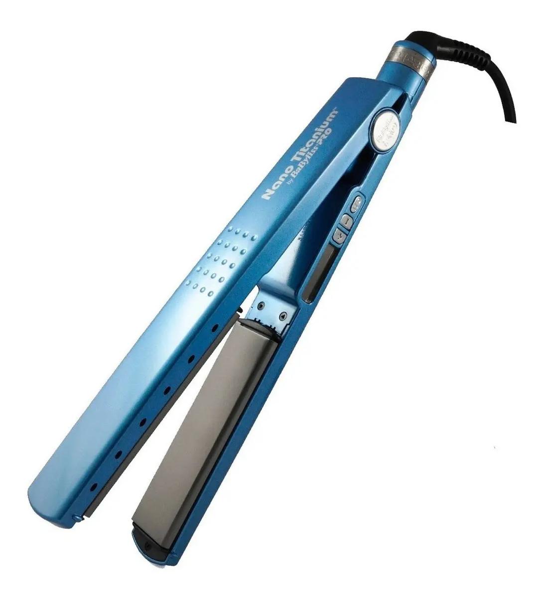 Planchita de pelo BaBylissPRO Nano Titanium Iónica Digital BABNT2091T azul