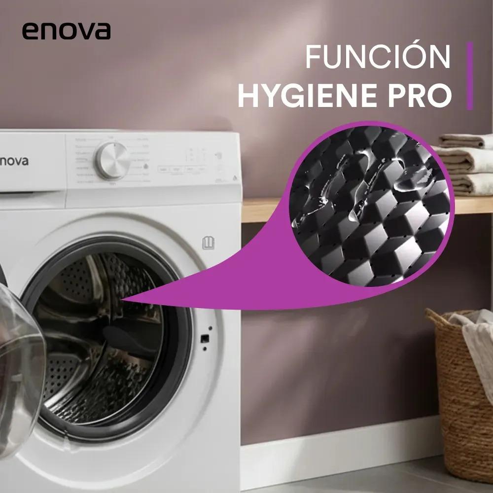 Enova LE10F10B lavasecarropas inverter carga frontal 10 kg blanco