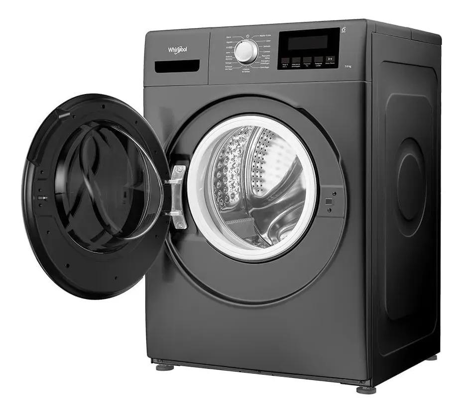 Lavarropas Whirlpool Carga Frontal 7kg Inverter Titanium Titanio