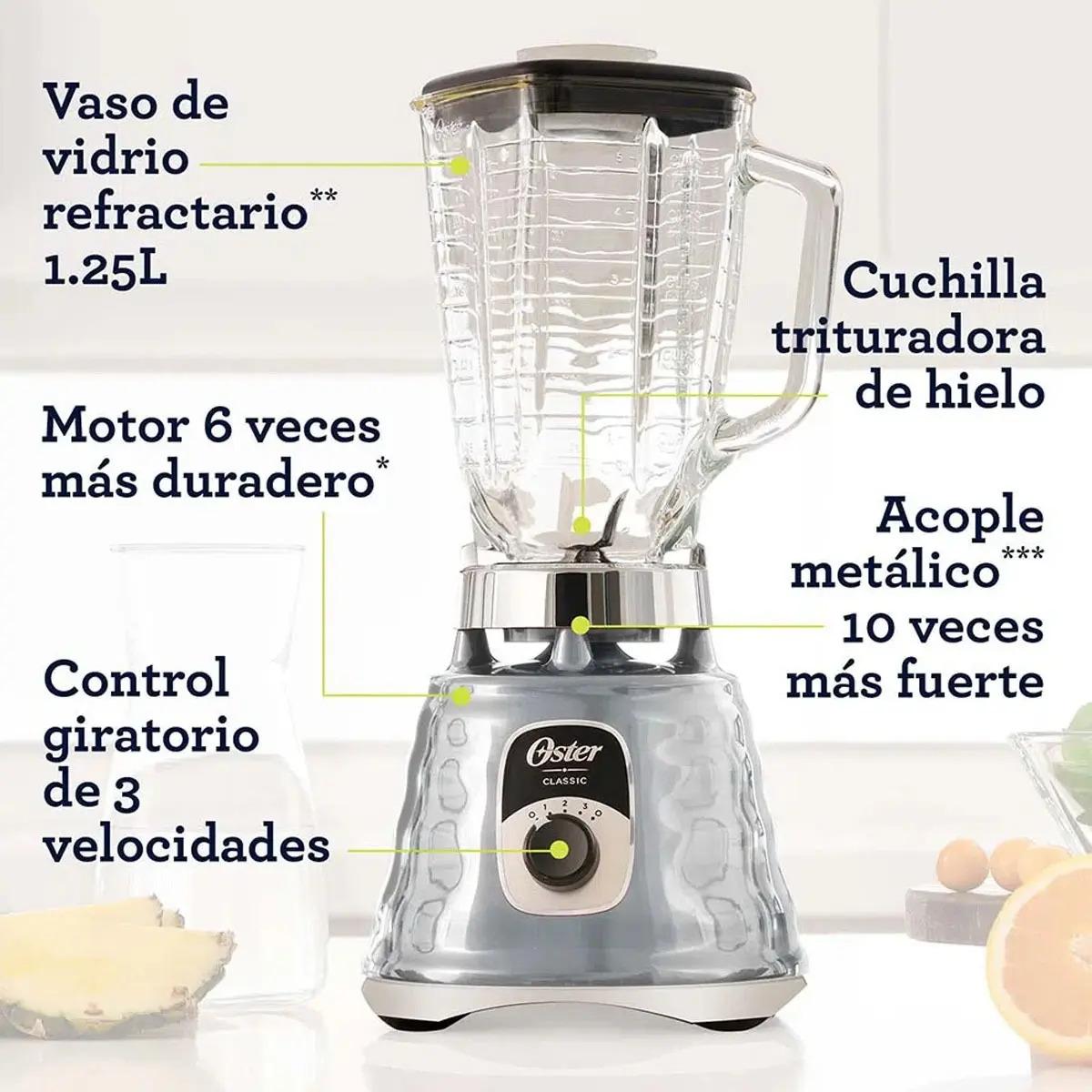 Licuadora Oster Classic BLST4655 1.25 L 700W con Jarra de Vidrio