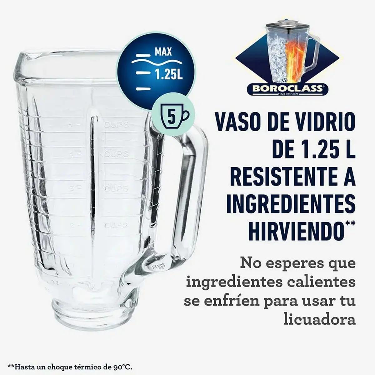 Licuadora Oster Classic BLST4655 1.25 L 700W con Jarra de Vidrio