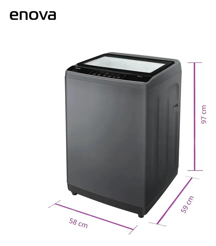 Lavarropas Carga Superior 8 Kg Gris