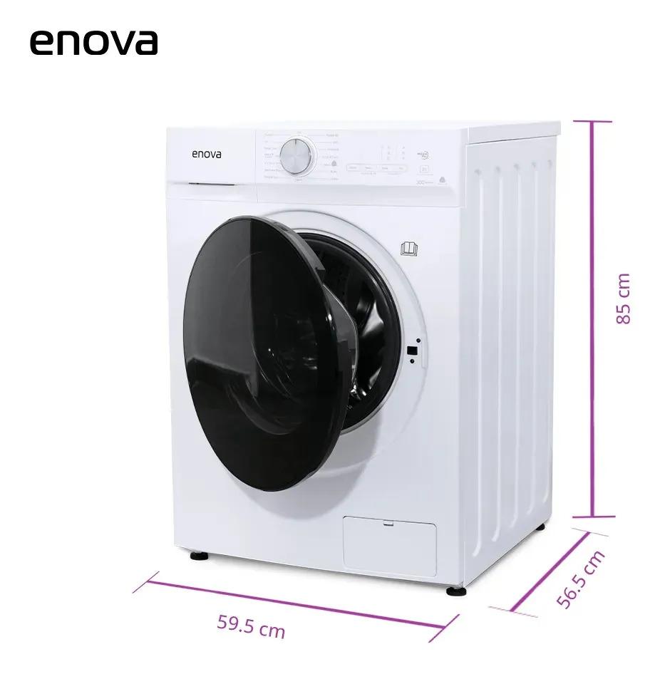 Enova LE10F10B lavasecarropas inverter carga frontal 10 kg blanco