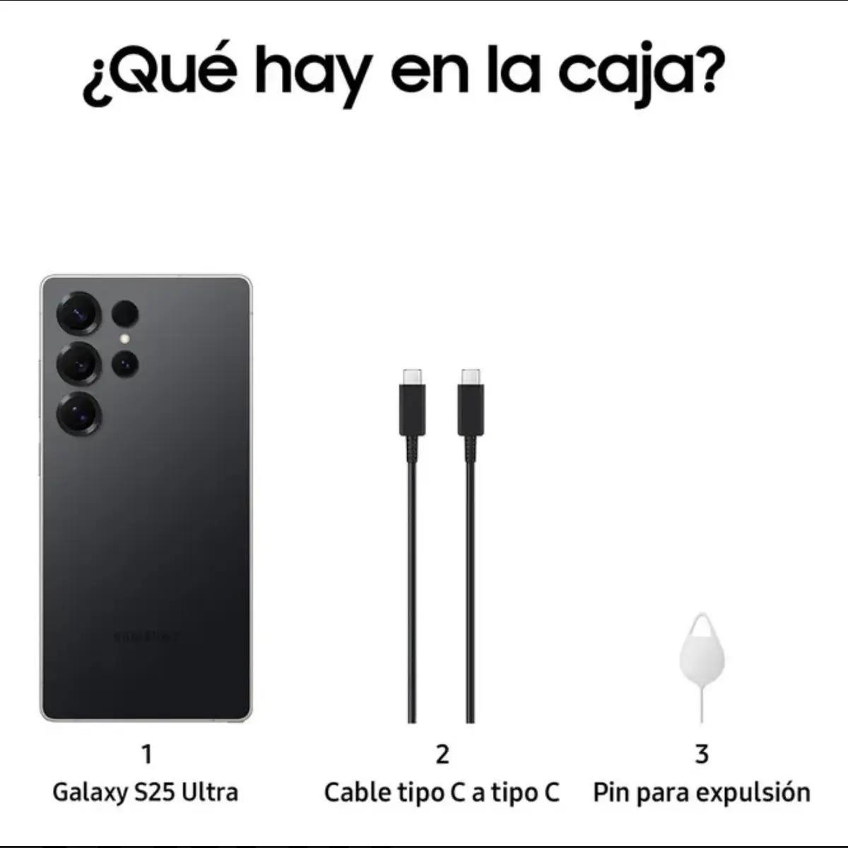 Samsung Galaxy S25 Ultra 512gb Titanium. Negro