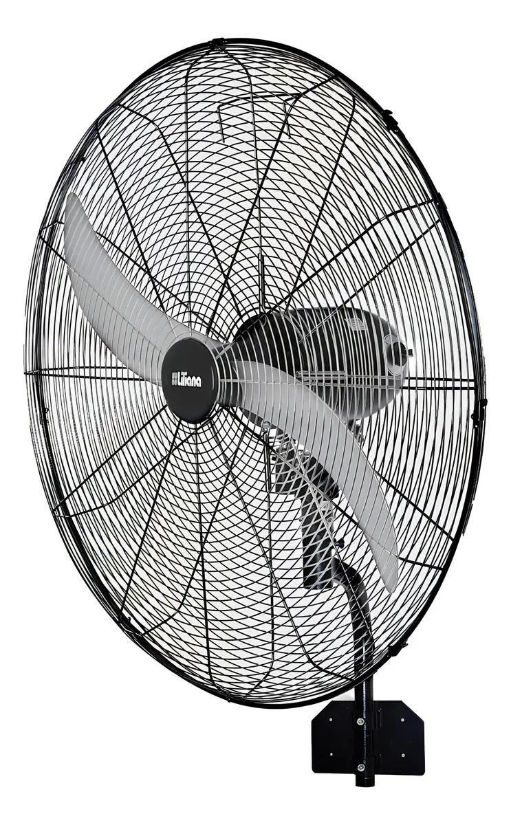 Ventilador Pared Industrial 32 Liliana Vwi32 Estructura Negro Aspas Plata