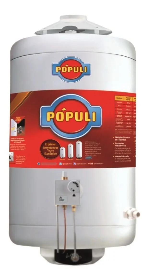 Termotanque a Gas Ecotermo 45L Blanco