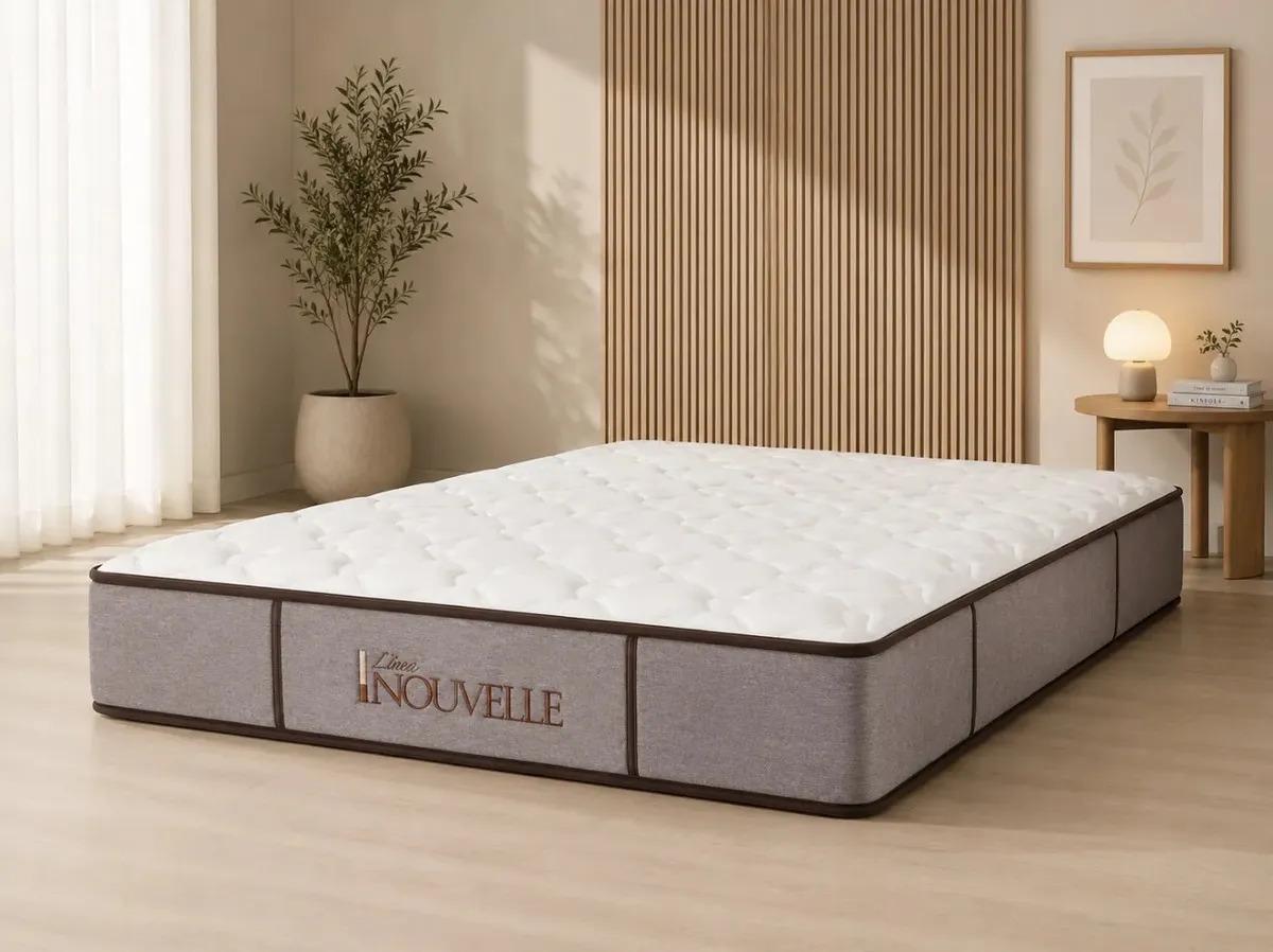 Colchon 2 Plazas La Cardeuse Nouvelle 140x190 Resortes Gris