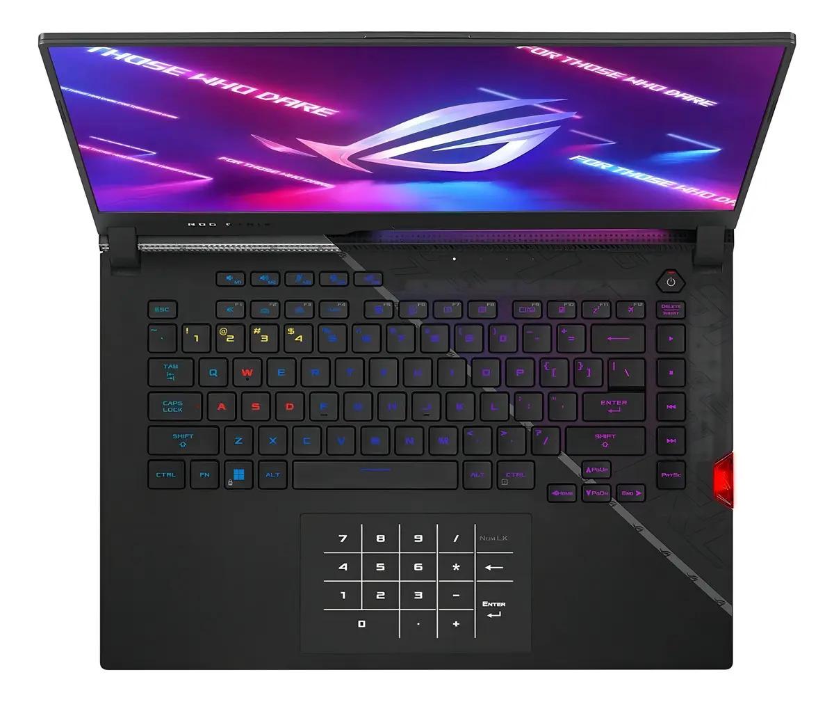 Notebook Asus Rog Strix Scar Corei9 16gb 512gb Rtx3060 Color Negro