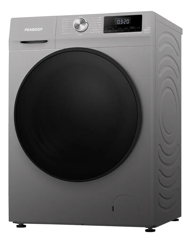 Lavarropas Automático Inverter Peabody Carga Frontal 8kg