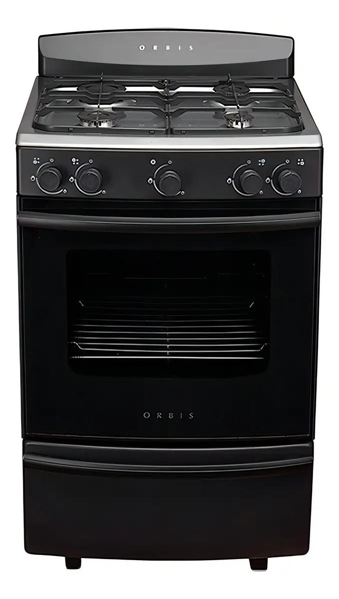 Cocina Orbis 938gp4 Acero Inox Grafito Multigas 55cm