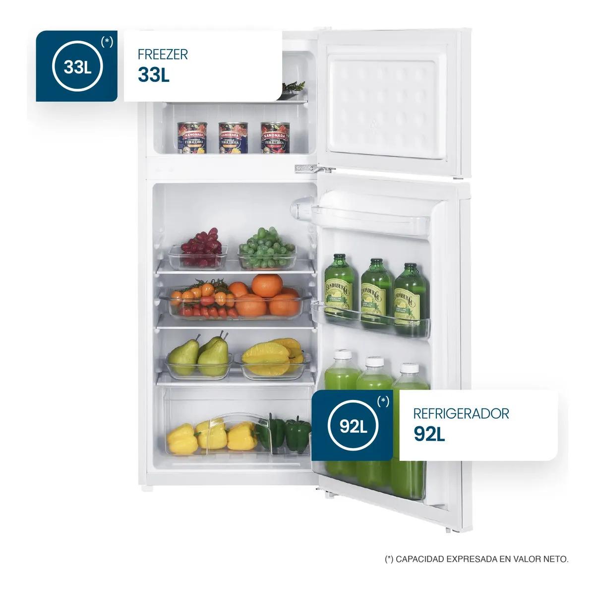 Heladera con Freezer Philco NPHCT128B 125L Blanco