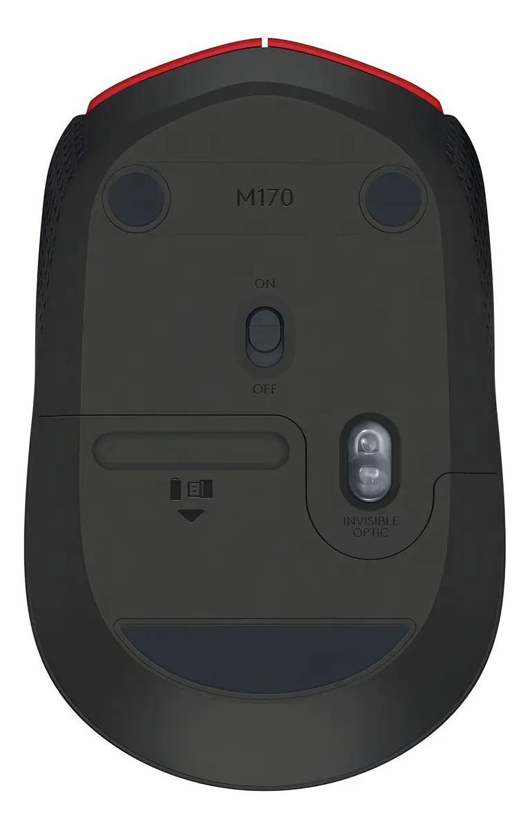 Logitech M170 Rojo Negro