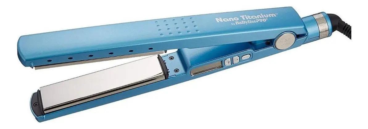 Planchita de pelo BaBylissPRO Nano Titanium Iónica Digital BABNT2091T azul