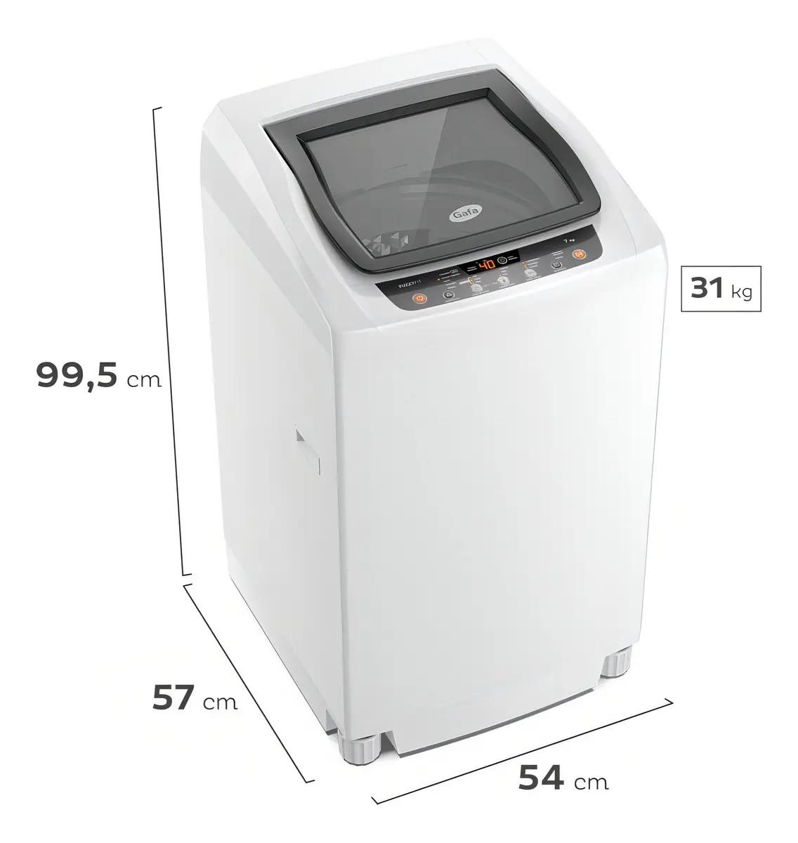 Gafa FuzzyFit lavarropas automático blanco 7kg
