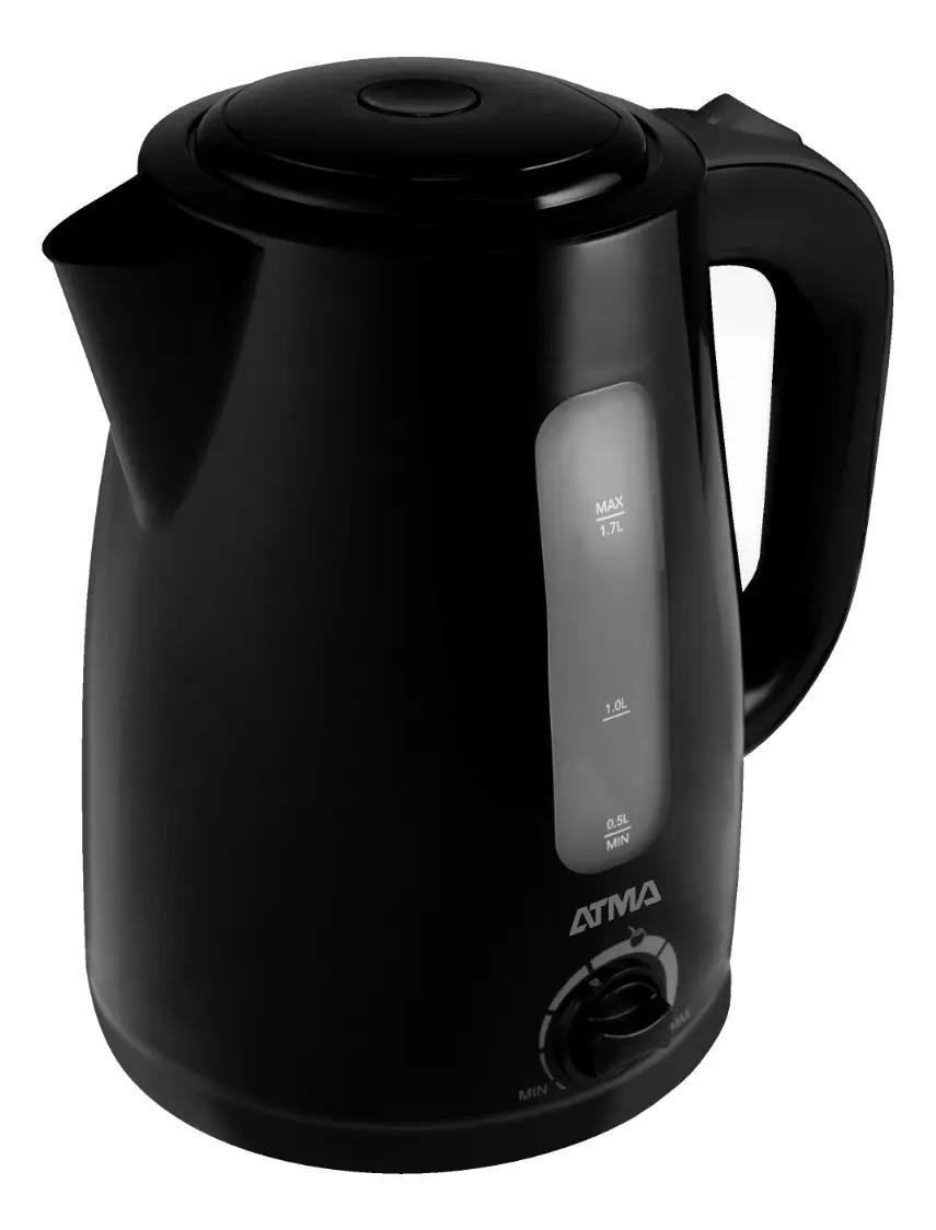 Pava Eléctrica Atma Pe1821nap 1.7lts Selector De Temperatura Negro