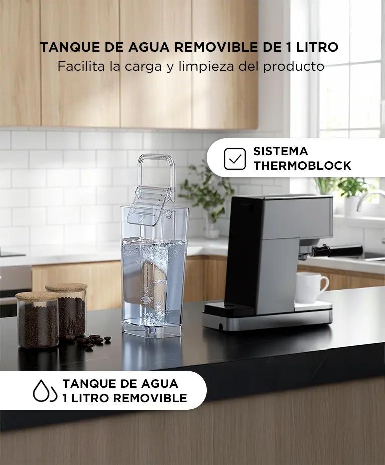 Cafetera Espresso Cuk By Gadnic 20 Bar 3 En 1 Cápsulas Nespresso Y Dolce Gusto + Jarrito De Leche