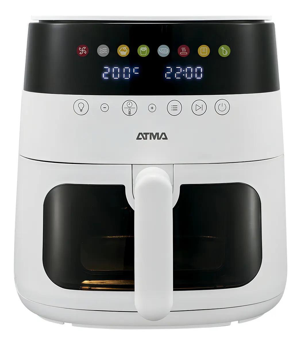 Freidora De Aire Atma Fr248 1750w 8 Litros Y Control Táctil Blanco
