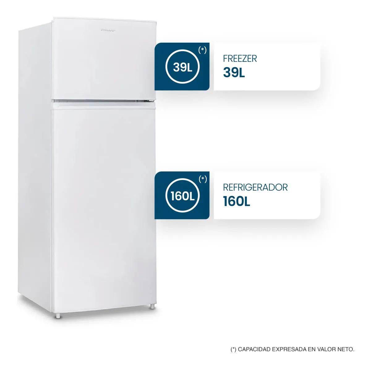 Heladera con Freezer Philco NPHCT225B 199L Blanco