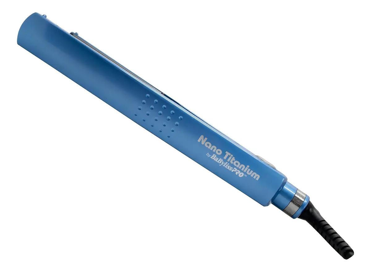 Planchita de pelo BaBylissPRO Nano Titanium Iónica Digital BABNT2091T azul