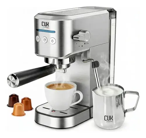 Cafetera Espresso Cuk by Gadnic 3 en 1 (molido + cápsulas) 20 Bar