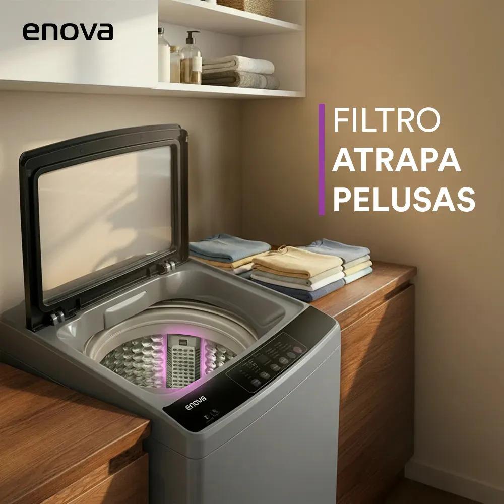 Lavarropas Carga Superior 8 Kg Gris