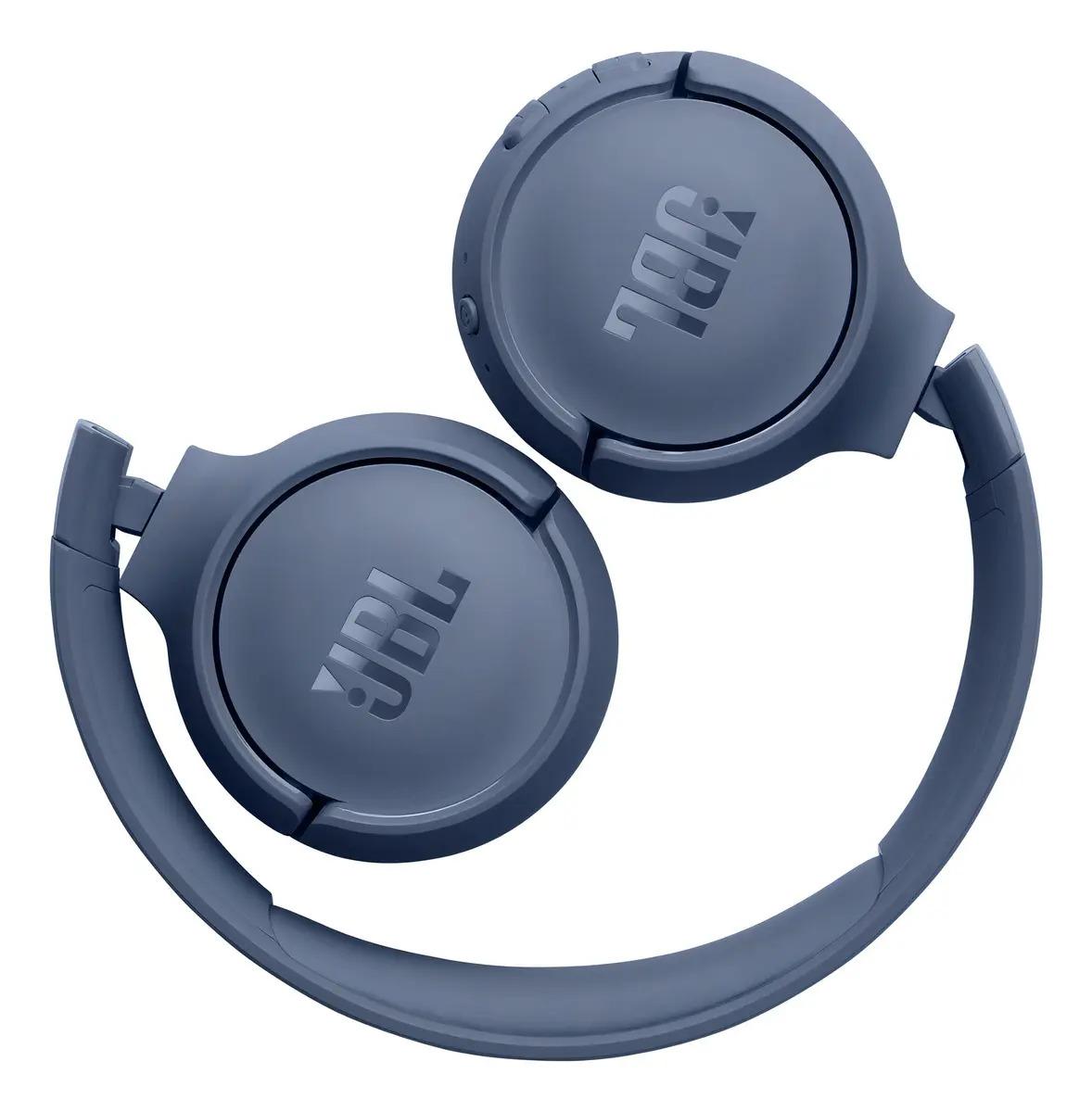 Auriculares Inalámbricos JBL Tune 520BT Over-Ear Azules con Bluetooth