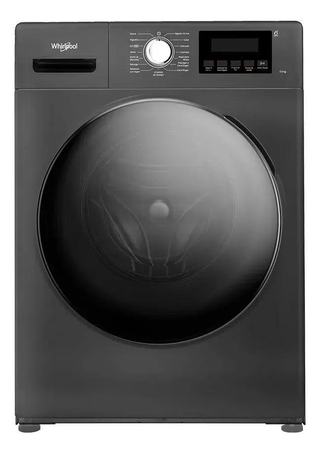 Lavarropas Whirlpool Carga Frontal 7kg Inverter Titanium Titanio
