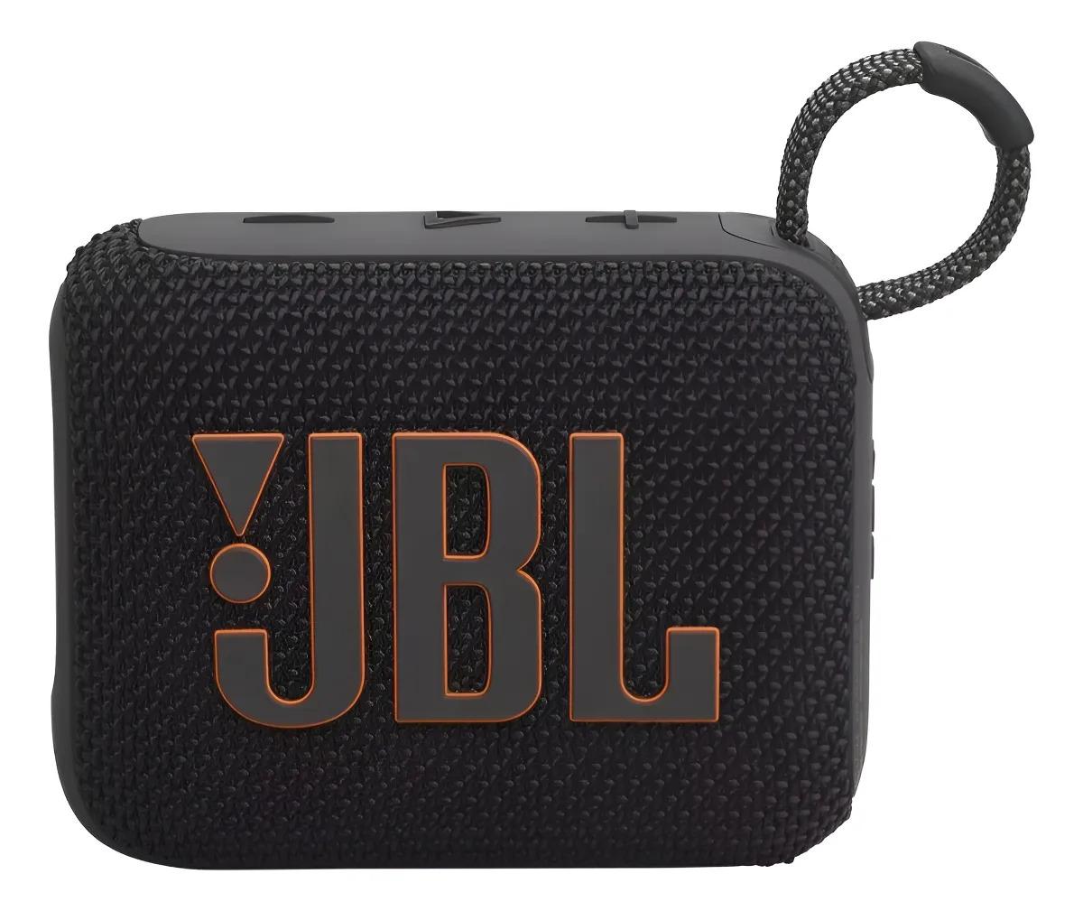 Parlante JBL Go JBL GO 4 GO4 portátil con bluetooth waterproof negro