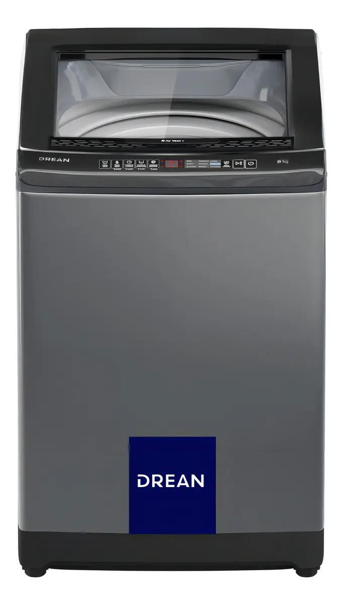 Lavarropas Carga Superior 8 Kg Gris Drean Lpdr0865iLG